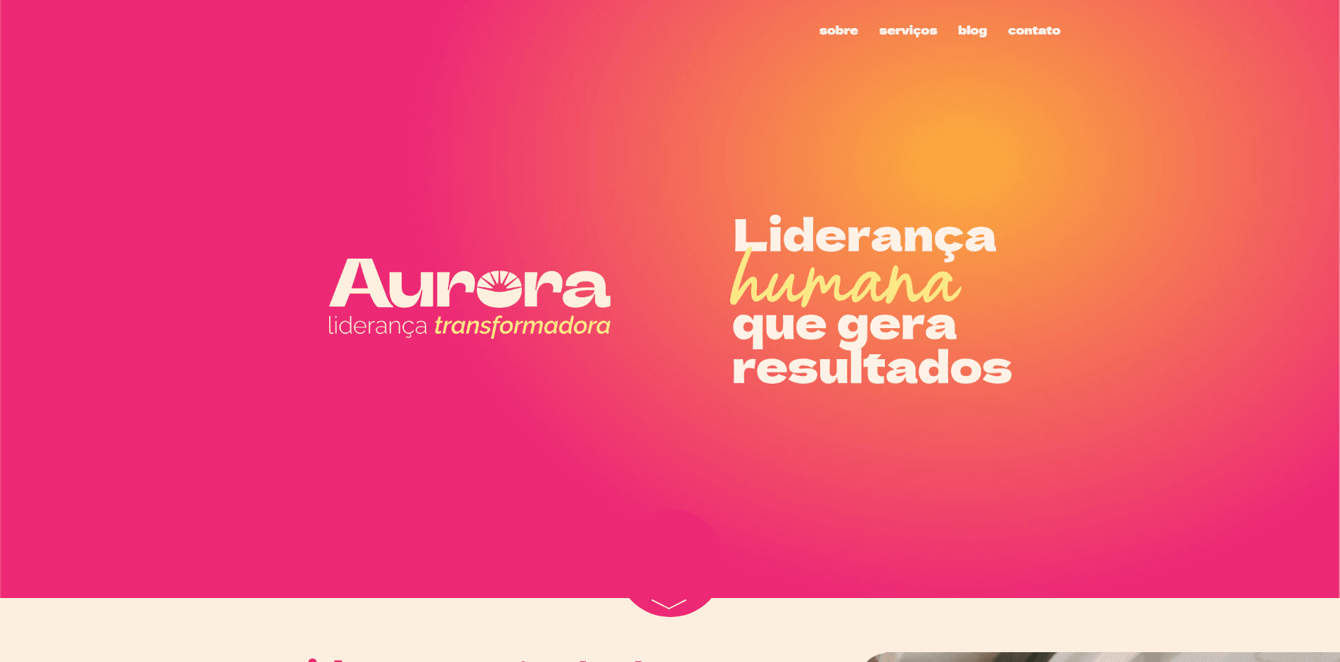 Aurora Líder - Site Institucional